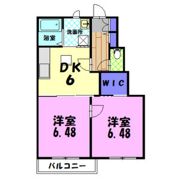 ブランシェタウンB棟の間取り画像