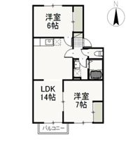 プレベルジュ Bの間取り画像