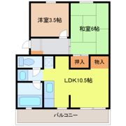 ロンサール高間の間取り画像