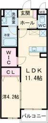 MDIプラデリビオ行橋駅前の間取り画像