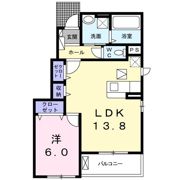 アイリス栗木山Ⅱの間取り画像