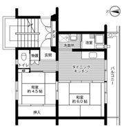 ビレッジハウス佐岡2号棟の間取り画像