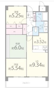 セリーゼ茨木の間取り画像