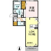 ベルネージュⅠの間取り画像