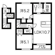 ボナール袖野田の間取り画像