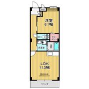 プランドール尾崎山の間取り画像