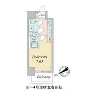 オーキッドレジデンス鶴舞(旧S-RESIDENCE鶴舞)の間取り画像