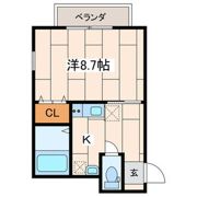ユアーズBの間取り画像