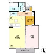 スパローハウス五番舘 Aの間取り画像