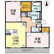 ソシアレーブの間取り画像