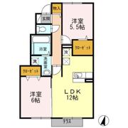 ソレイユの間取り画像