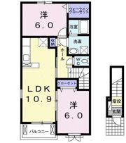 フェアリー Ⅱの間取り画像