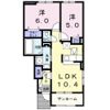 クラール東村 Hの間取り画像