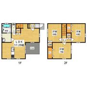 下岡本戸建第1期の間取り画像