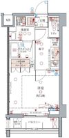 クレヴィスタ亀戸Ⅲの間取り画像