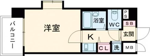 リーガル新神戸の間取り画像