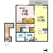 イーストハイツの間取り画像