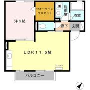 ミーティアの間取り画像