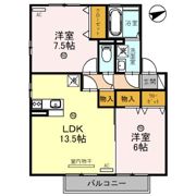 リビングタウン湖都ヶ丘Ⅱ B棟の間取り画像