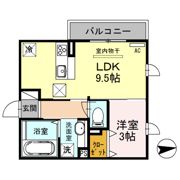 ライスシャワー坪井の間取り画像