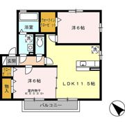 アプリコット．F Ⅰ棟の間取り画像