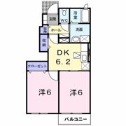 ランドヒルズDの間取り画像