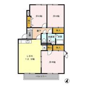 メイユールヤマタケ Dの間取り画像