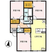 フラワータウン栄町 Bの間取り画像