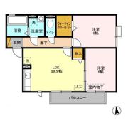 フルールの間取り画像
