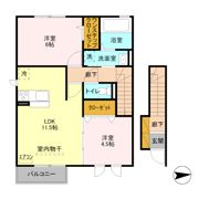 ガーディアン上野の間取り画像