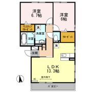 オッツ竹谷の間取り画像