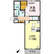D-room博多南 弐番館の間取り画像