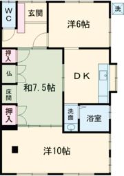 林町7丁目貸家の間取り画像