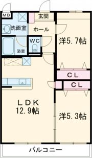 MDIプラデリビオ行橋駅前の間取り画像