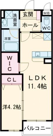 MDIプラデリビオ行橋駅前の間取り画像