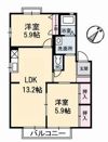 ベルヴェシティー青山 A棟の間取り画像