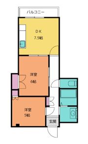 マンション木原の間取り画像