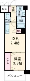 コンプレート水巻の間取り画像