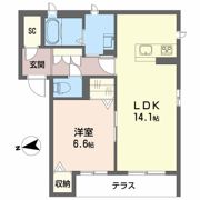 グランメゾン新保の間取り画像