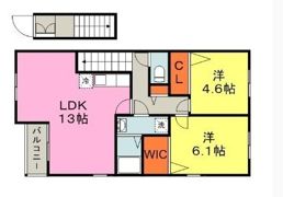 メルヴェーユ城島の間取り画像