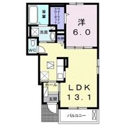 メルヴェーユ Ⅲの間取り画像