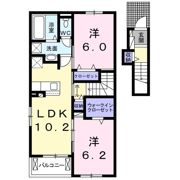 ロゼ Ⅱの間取り画像