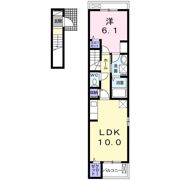 ラ・フォーレ10Bの間取り画像