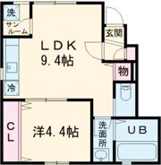 ヒルズ聖籠Ⅲの間取り画像