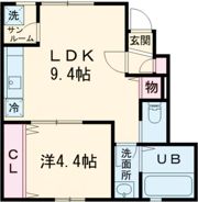 ヒルズ聖籠Ⅲの間取り画像
