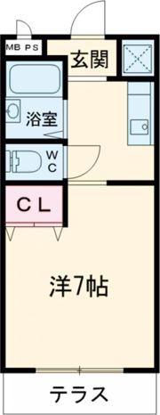 エレガンタナカⅡの間取り画像