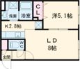グランメールLibre栄通の間取り画像