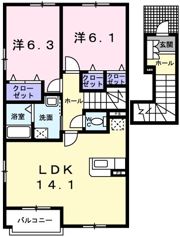 グラースBの間取り画像