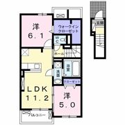 コスモス Aの間取り画像