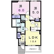 リシェスBの間取り画像
